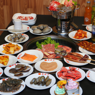 牛皇叔自助烧烤火锅 双味合璧，尽享舌尖上的狂欢盛宴